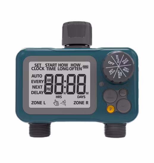 Elektronischer automatischer Wassertimer für den Außenbereich, automatischer intelligenter Sprinkler-Controller, Gummidichtungs-Design, Wasserschlauch-Timer